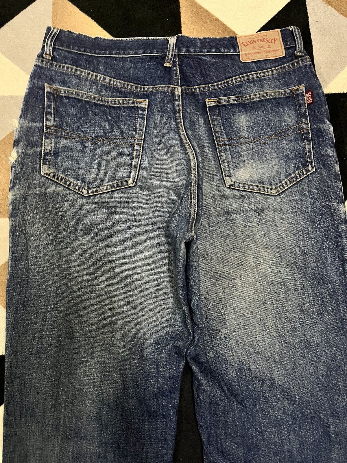 Beauty Beast Vintage Elvis Presley Baggy Denim Size US 34 / EU 50 - 6 Thumbnail
