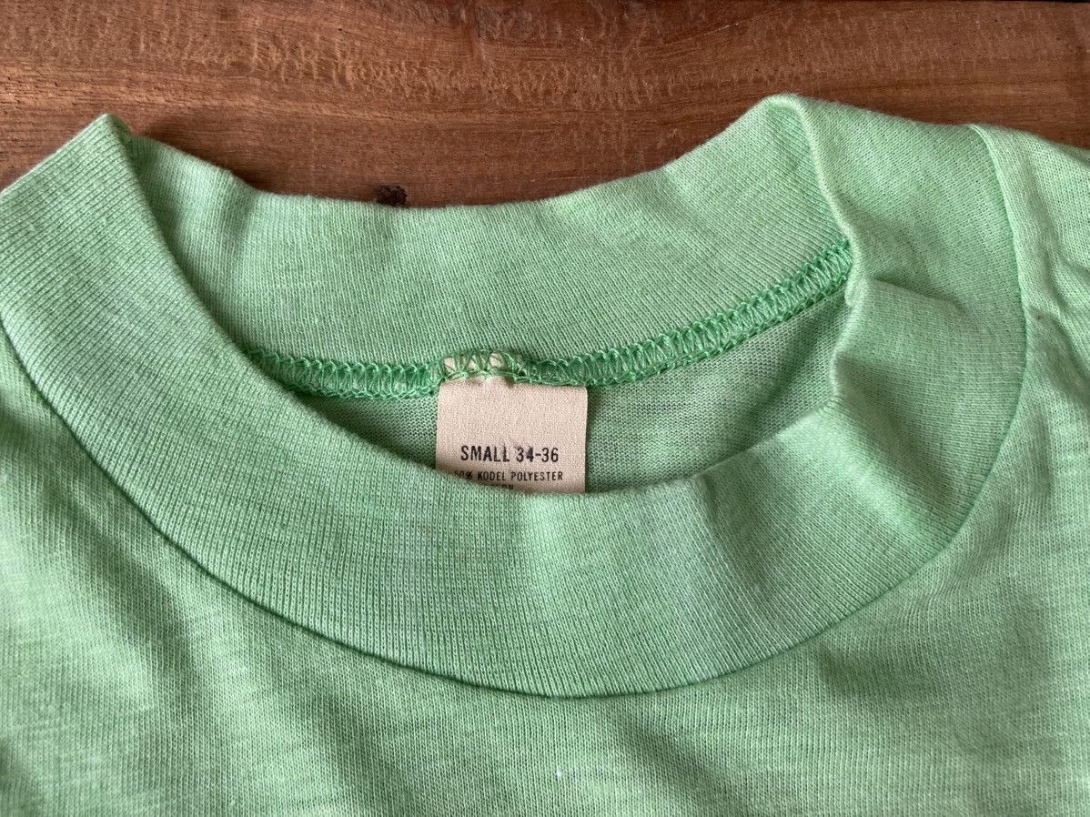 Vintage Vintage 70s Hawaii Polytees Neon Green T shirt Size US S / EU 44-46 / 1 - 7 Thumbnail