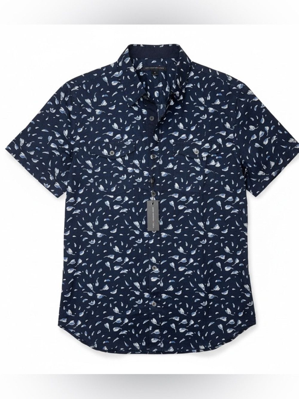 John Varvatos John Varvatos USA Floral Short Sleeve Button Up Shirt NWT S Size US S / EU 44-46 / 1 - 2 Thumbnail