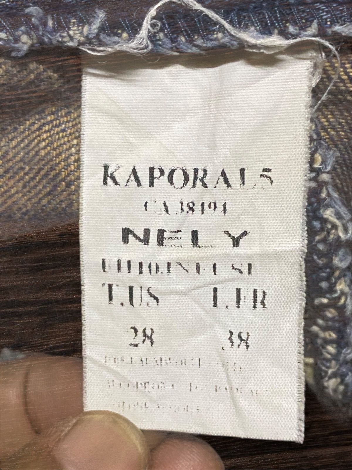 Vintage Vintage Japanese Brand Kaporal5 Nely Mud Wash Straight jeans Size 30" / US 8 / IT 44 - 18 Thumbnail