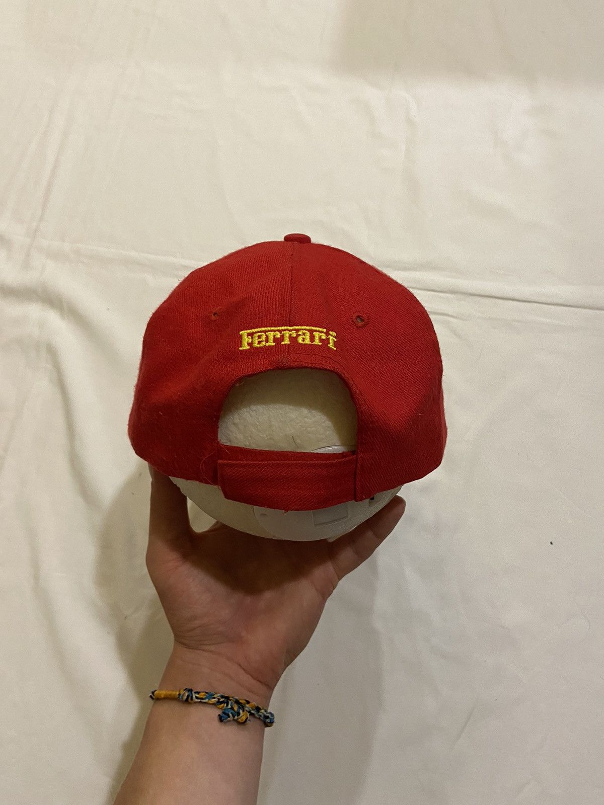 Ferrari × Vintage Vintage Ferrari red 90’s Y2K racing streetwear hat cap f-1 Size ONE SIZE - 4 Thumbnail