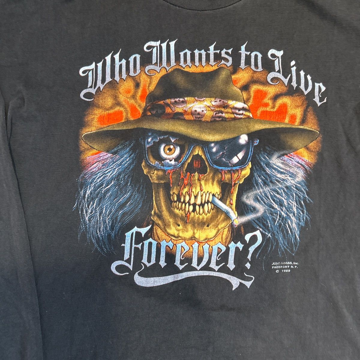 Harley Davidson 1993 3D Emblem Long Sleeve Size US L / EU 52-54 / 3 - 2 Thumbnail