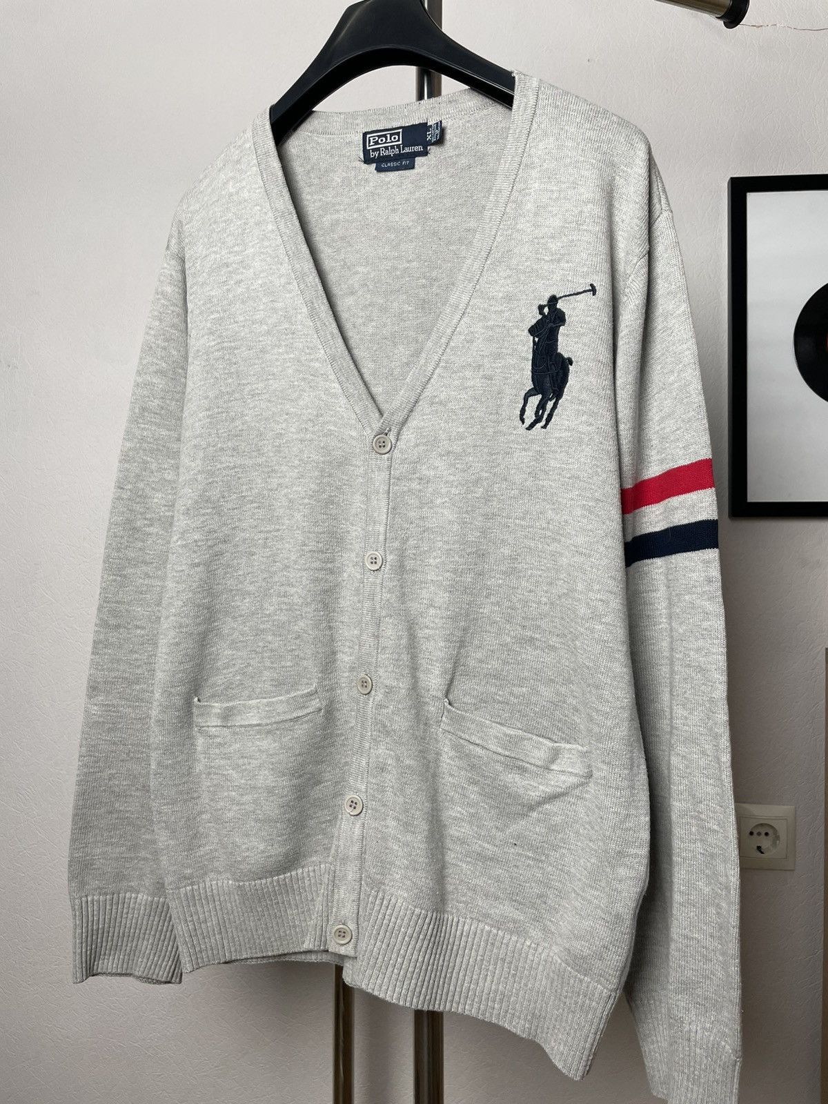 Polo Ralph Lauren Vintage Polo Ralph Lauren Big Logo Cardigan Size US M / EU 48-50 / 2 - 3 Thumbnail
