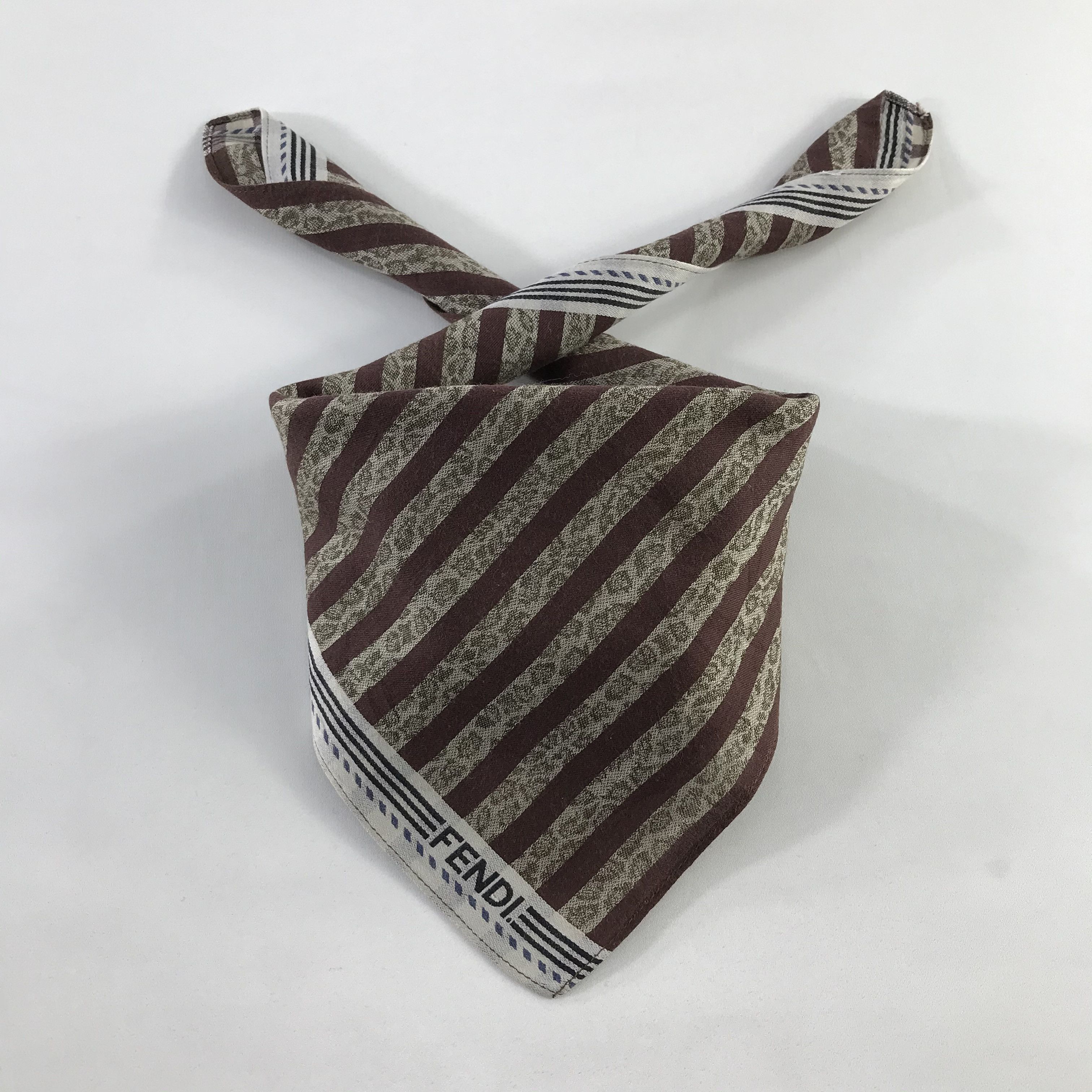 Vintage Vintage Fendi Bandana / Handkerchief / Neckerchief - S568 Size ONE SIZE - 3 Thumbnail
