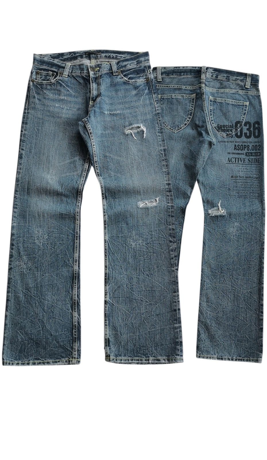 If Six Was Nine Oririn Japan ASOP8.002 Distressed Jeans Size US 32 / EU 48 - 1 Thumbnail