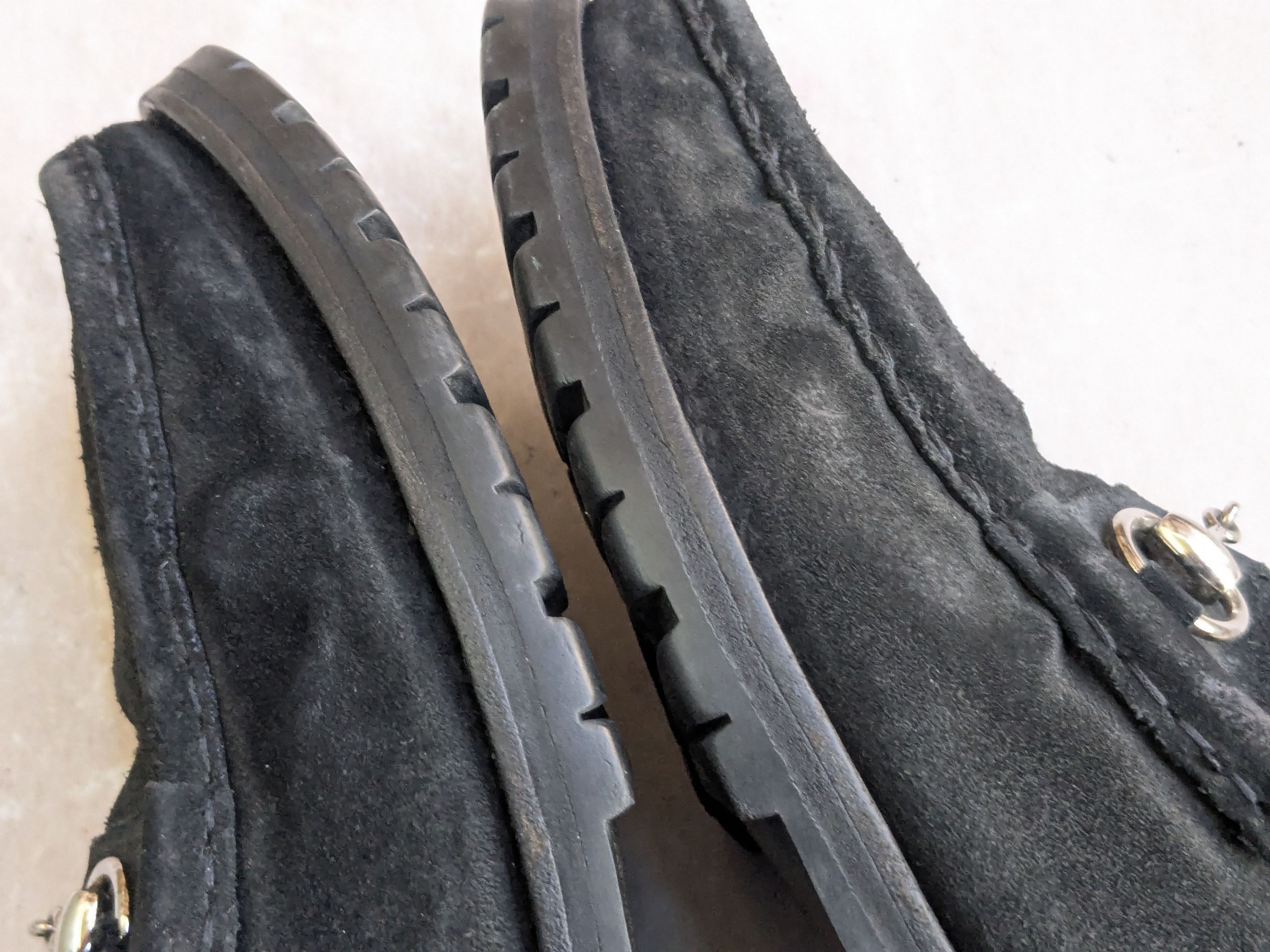 Gucci Gucci Horsebit Loafers Black Suede 10 Leather Rubber Size US 10 / EU 43 - 7 Thumbnail