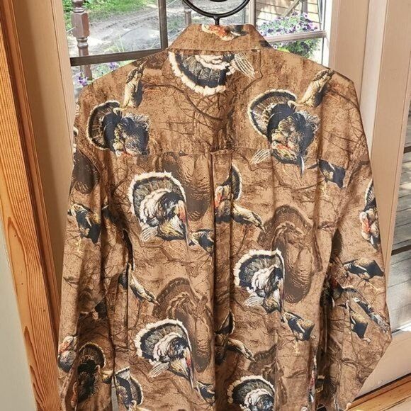 Vintage Bluff Creek Outfitters Graphic Turkey Long Sleeve Casual But Size US L / EU 52-54 / 3 - 9 Thumbnail