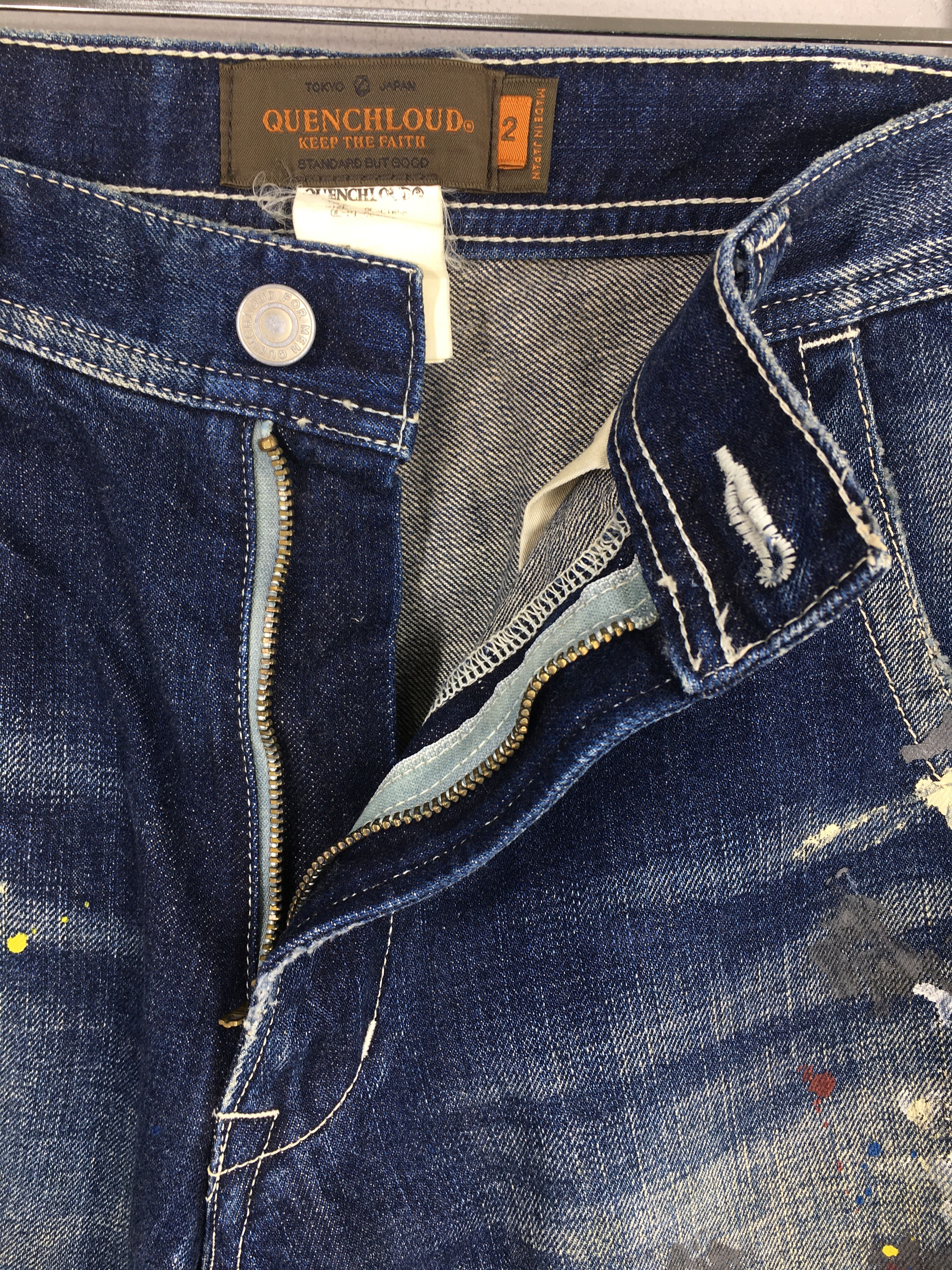 Kapital Size 30x29.5 Quenchloud Japan Splatter Painter Jeans Size US 30 / EU 46 - 6 Thumbnail
