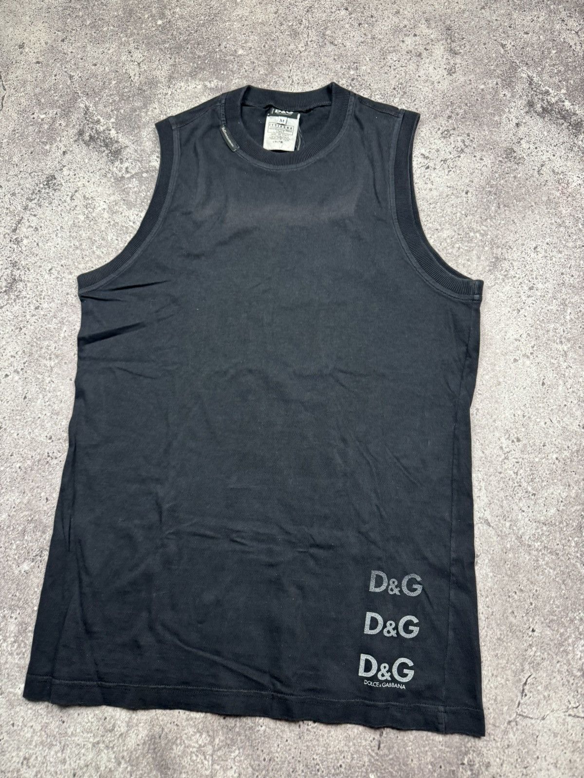Dolce & Gabbana Vintage Dolce & Gabbana Tank Top 90s Y2K Faded Archive Size US S / EU 44-46 / 1 - 2 Thumbnail
