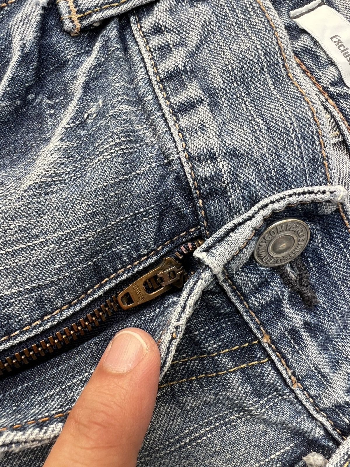 Edwin Edwin Exclusive Vintage Faded Jean #japan Size US 35 - 13 Thumbnail