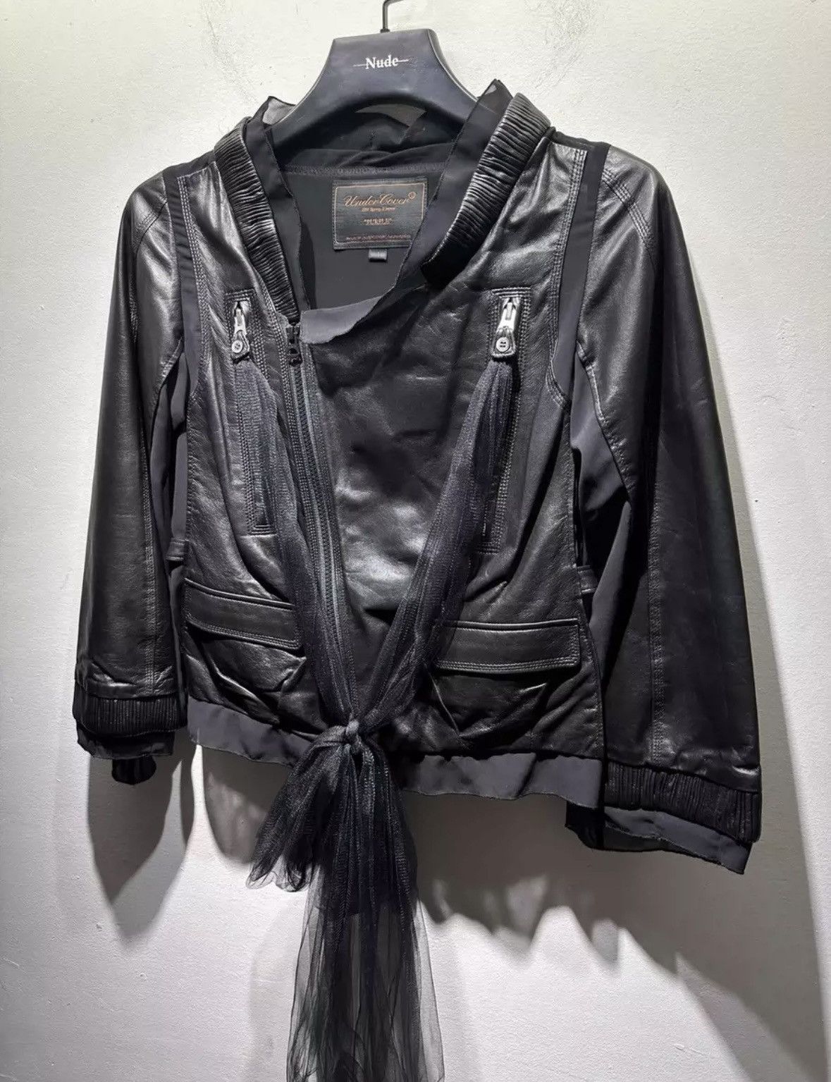 Undercover Undercover 07ss purple leather jacket Size US S / EU 44-46 / 1 - 2 Thumbnail