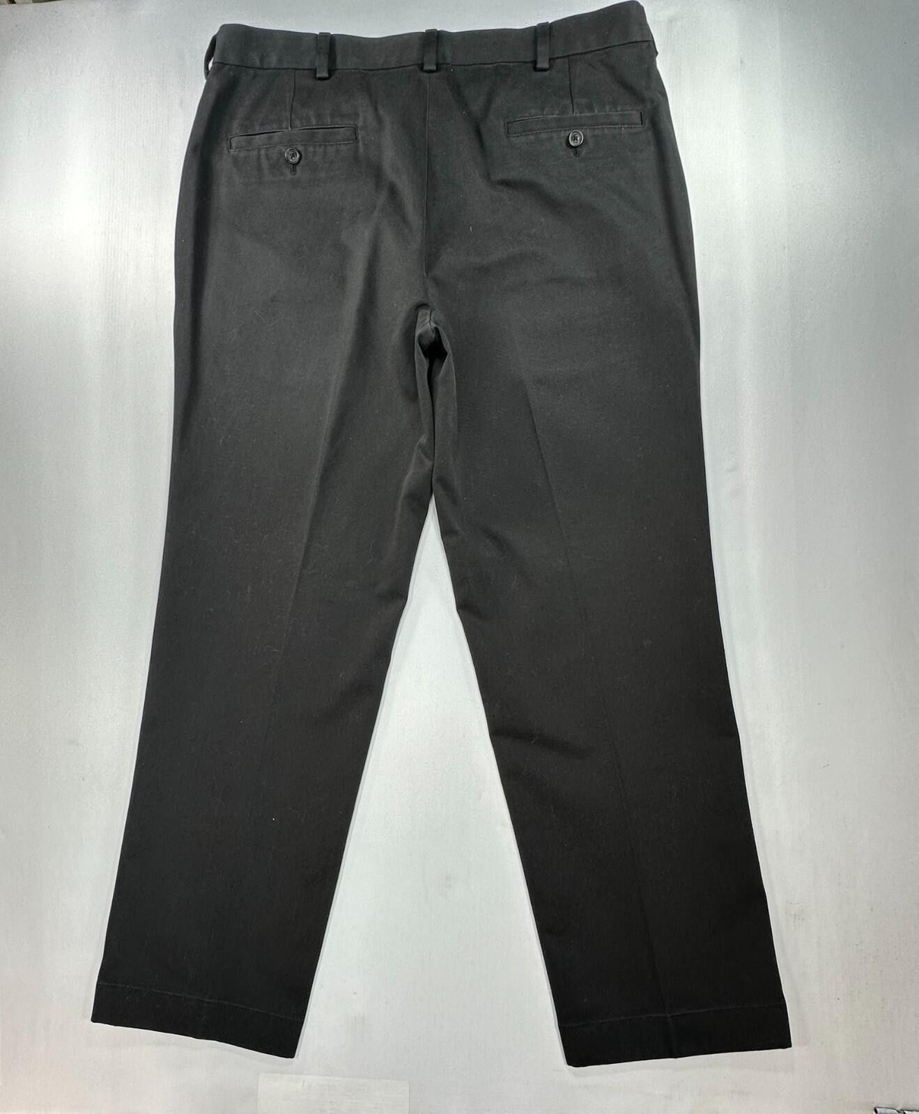 Brooks Brothers Brooks Bros Advantage Clark Cotton Chinos Black Mens 37/30 Size US 37 - 2 Thumbnail