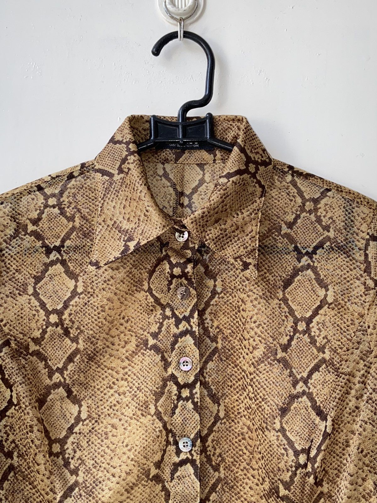Designer × Japanese Brand Last Scene New York Snake Mesh Shirt Size S / US 4 / IT 40 - 3 Thumbnail