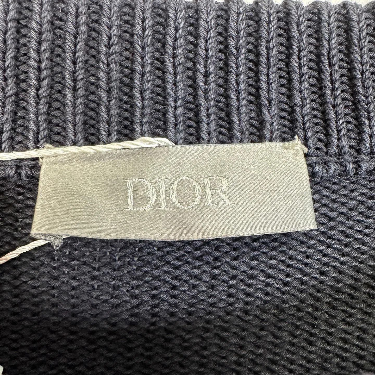 Dior Dior Black Side Panel Oblique Wool Knit. Size S / US 4 / IT 40 - 4 Thumbnail