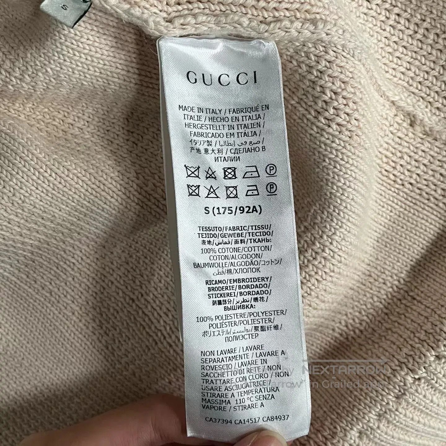 Gucci gucci beige double g embroidered jacket. Size S / US 4 / IT 40 - 4 Thumbnail