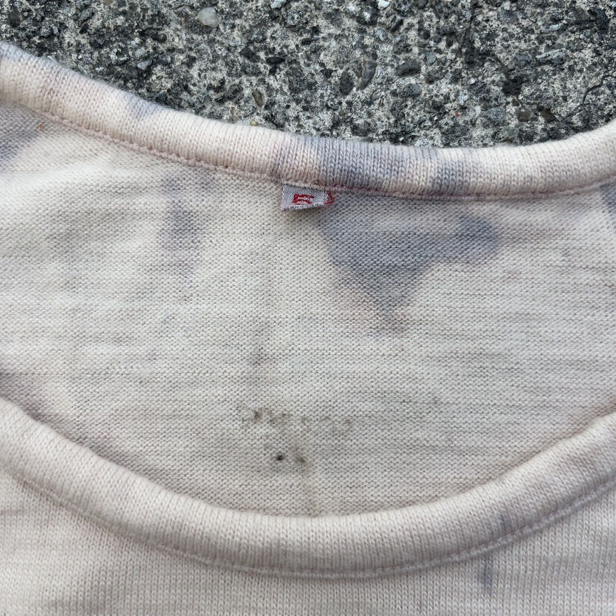 Vintage Vintage Marble Dyed 70s MALSAKRAD Swedish Army Thermal Shirt Size US L / EU 52-54 / 3 - 4 Thumbnail
