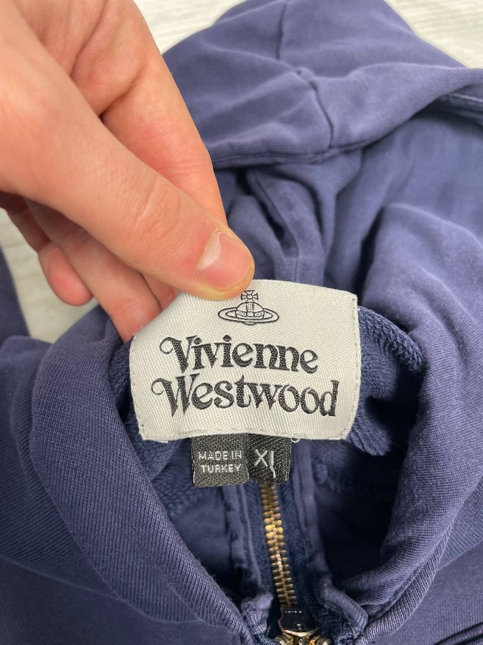 Vivienne Westwood Vivienne Westwood Hoodie Logo Orb Zip Up Y2K Size US XL / EU 56 / 4 - 8 Thumbnail
