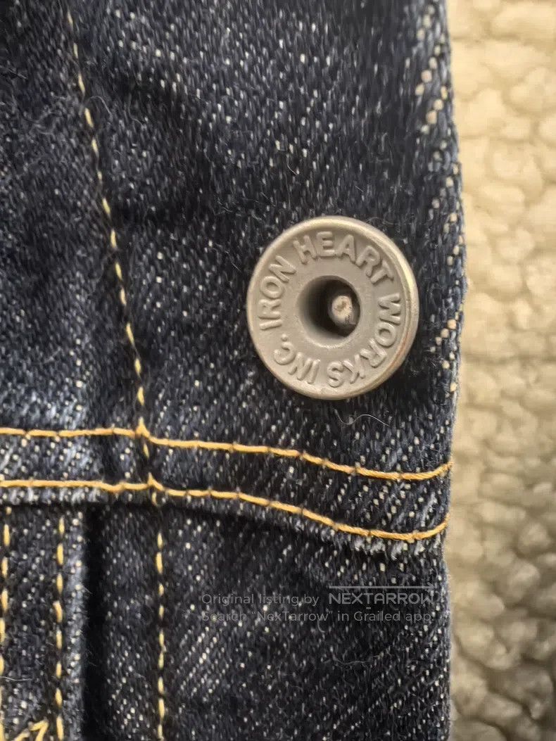 Iron Heart Iron Heart lambswool denim jacket Size US S / EU 44-46 / 1 - 7 Thumbnail