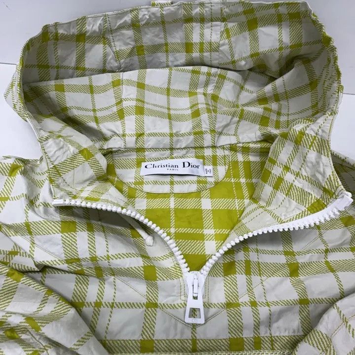 Dior Dior Plaid Half-Zip Pullover Jacket for Women 0079-2507 Size XS / US 0-2 / IT 36-38 - 6 Thumbnail