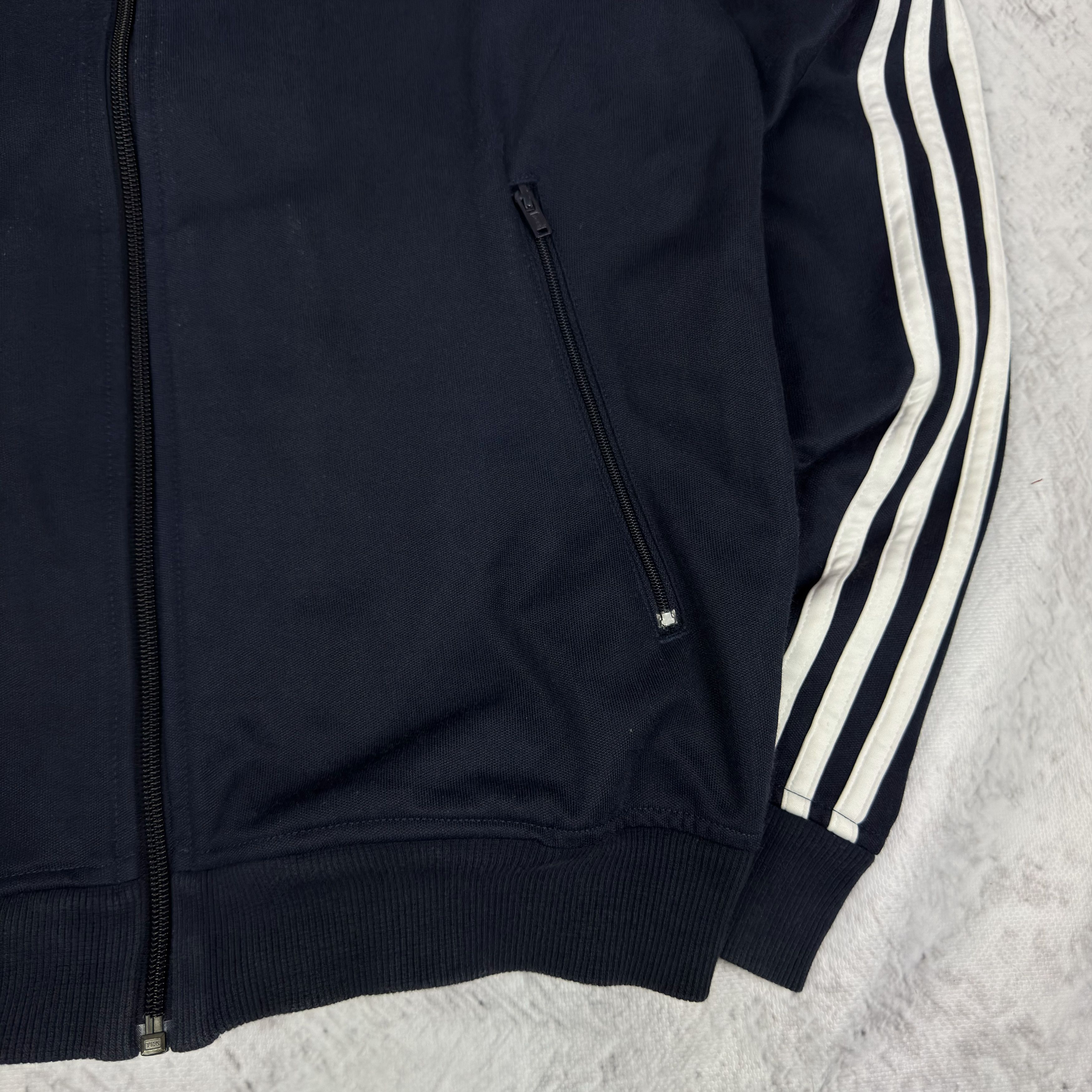 Adidas Adidas Beckenbauer Men's navy Full Zip Track Jacket Small Size US S / EU 44-46 / 1 - 6 Thumbnail