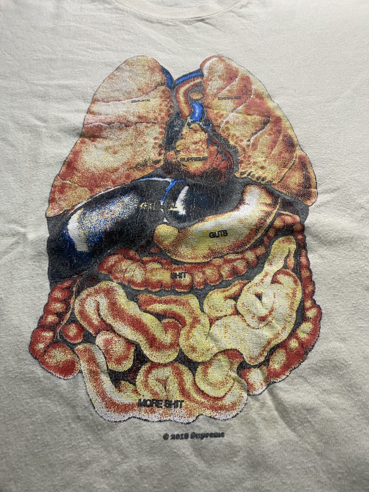 Supreme supreme guts tee 2018 Size US M / EU 48-50 / 2 - 2 Thumbnail