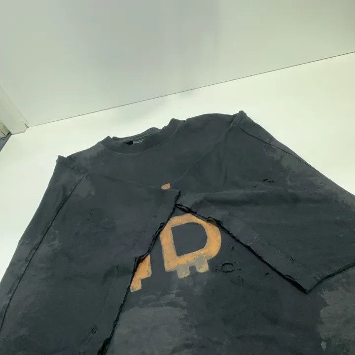 Balenciaga Balenciaga Black Logo Print Short Sleeve T-Shirt 0079-2507 Size US L / EU 52-54 / 3 - 5 Thumbnail
