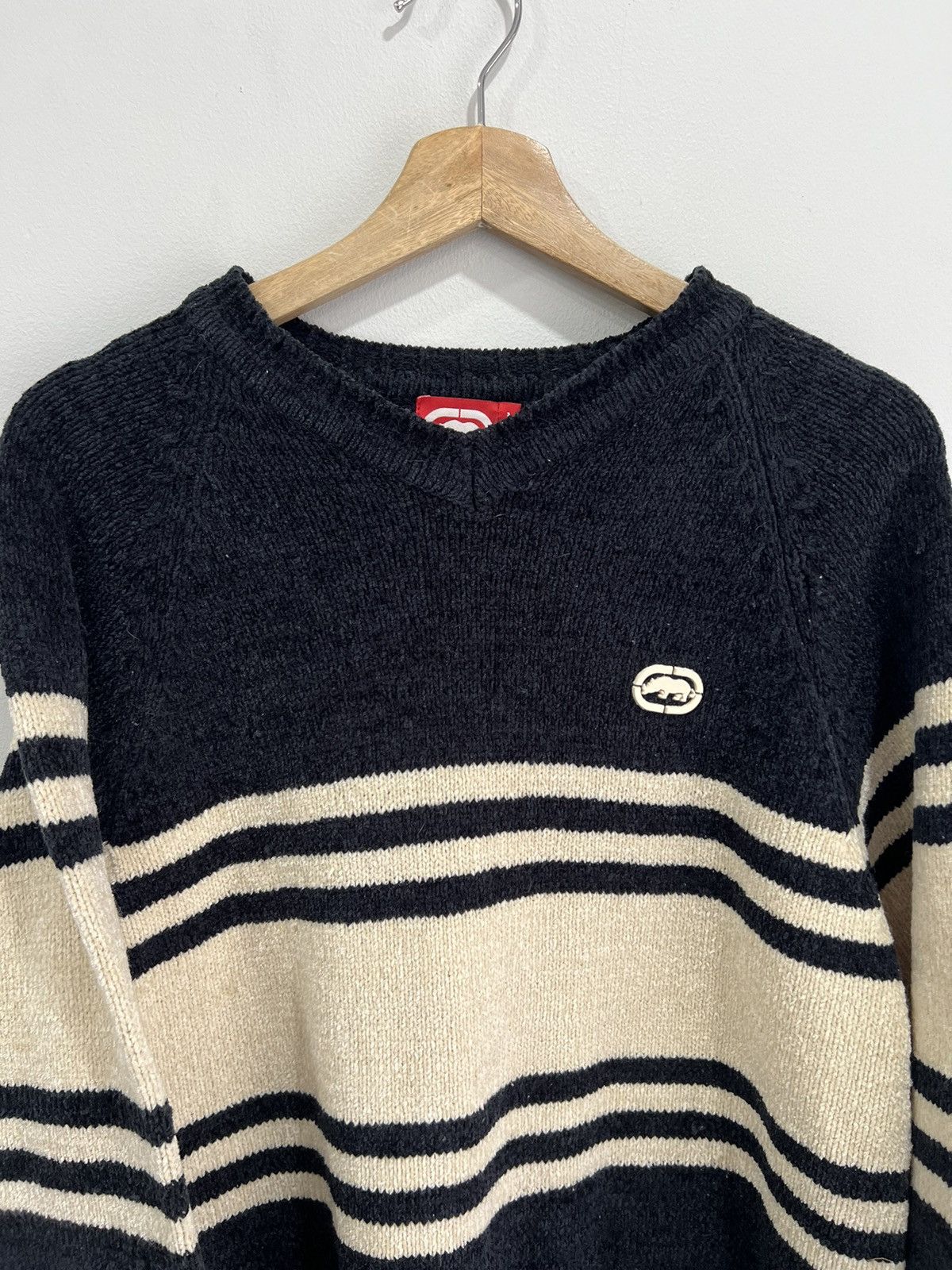 Ecko Unltd. × Vintage Vintage Y2K Ecko Sweater Knit striped Size US M / EU 48-50 / 2 - 4 Thumbnail