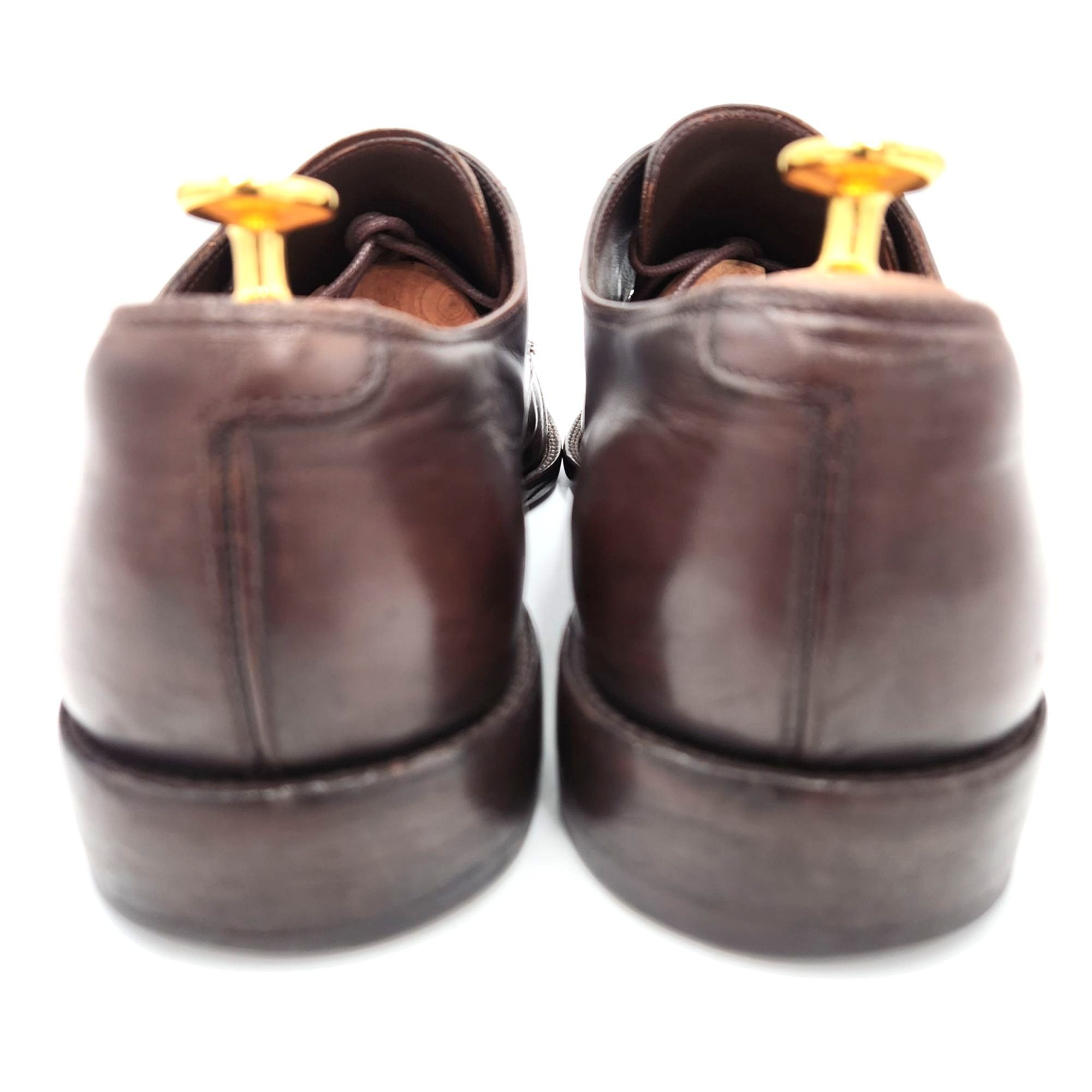 Salvatore Ferragamo Vintage Salvatore Ferragamo Italy Mens 11 Dark Brown Leather Size US 11 / EU 44 - 6 Thumbnail