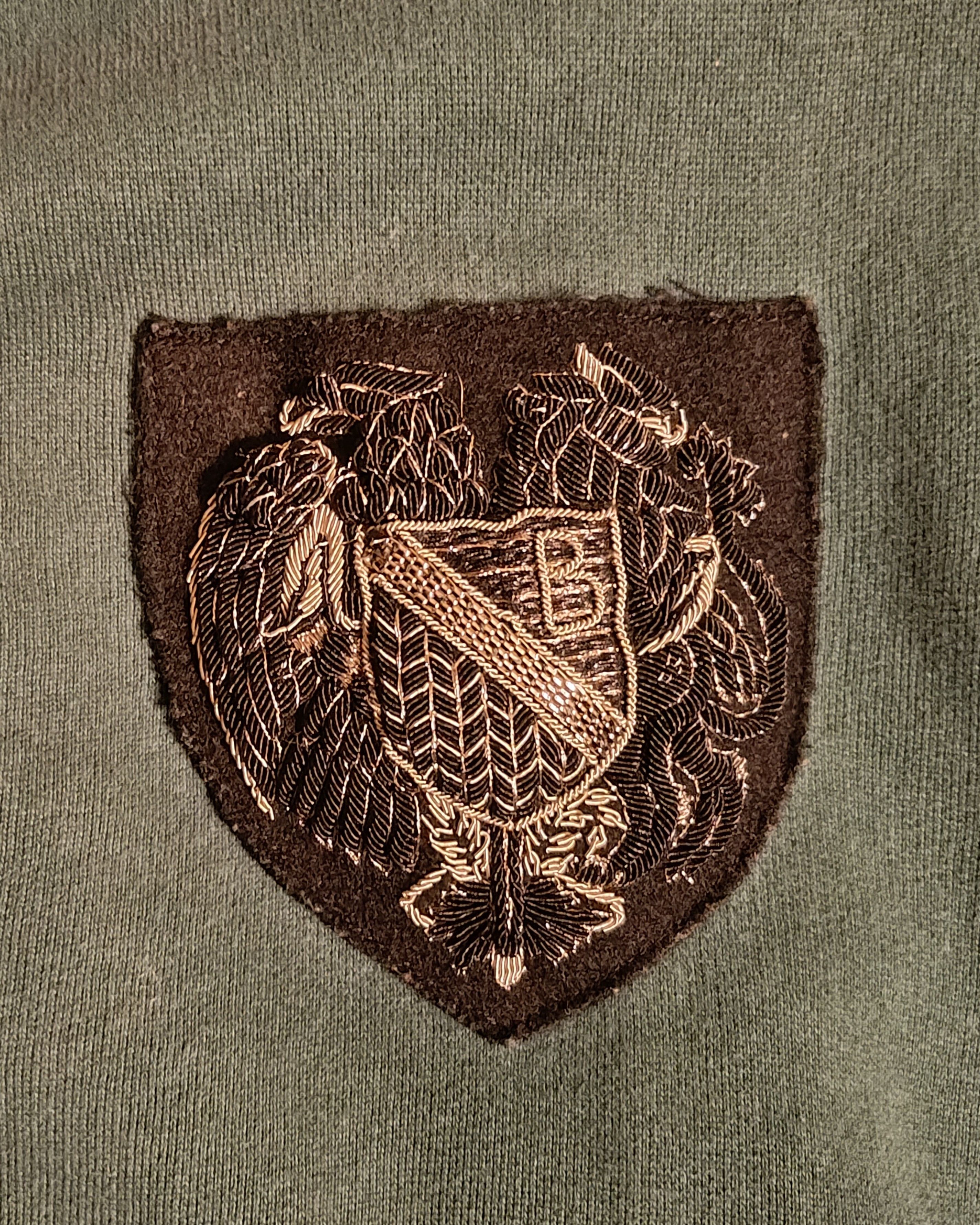 Balmain Balmain 2010 Christophe Decarnin Crest Zip Hoodie Size US L / EU 52-54 / 3 - 2 Thumbnail