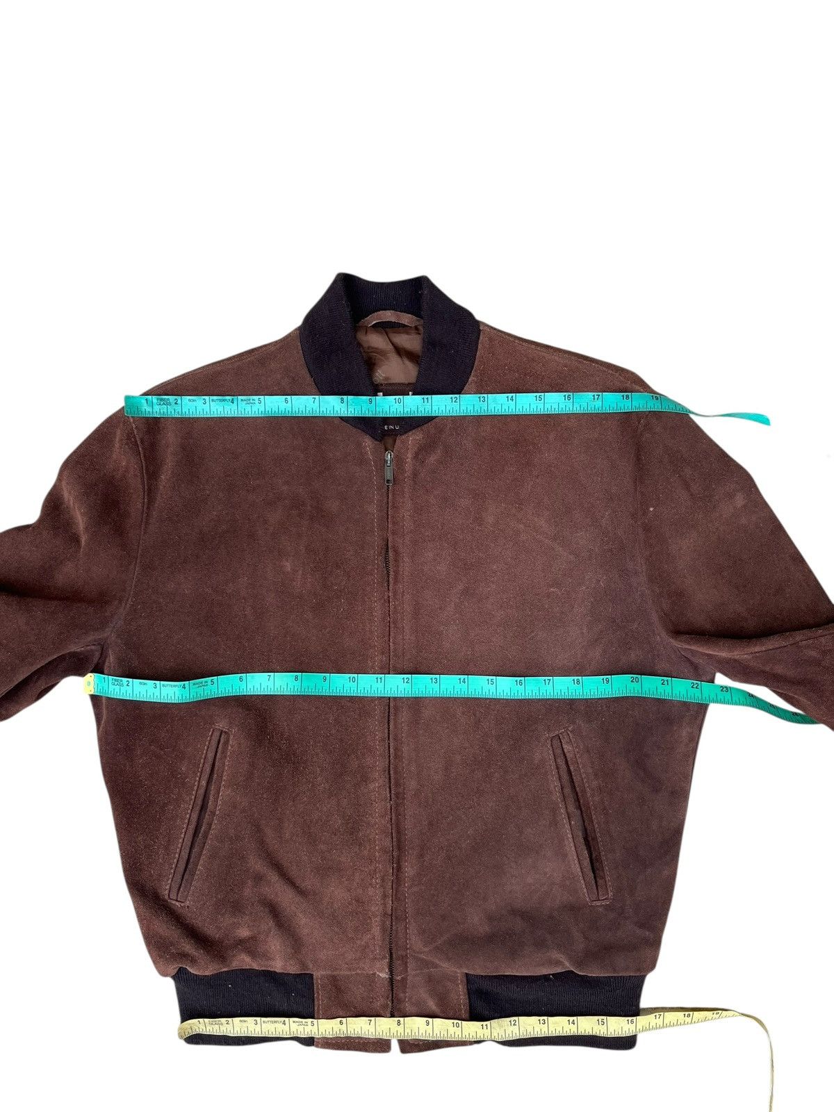 Schott 80s Schott Brown Suede Leather Bomber Jacket Size US L / EU 52-54 / 3 - 4 Thumbnail
