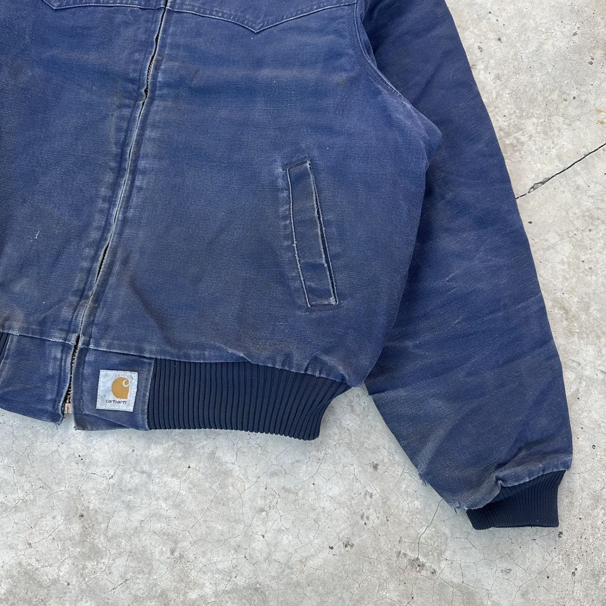 Carhartt Crazy Vintage 90s Faded Carhartt Santa Fe Jacket Size US XXL / EU 58 / 5 - 3 Thumbnail