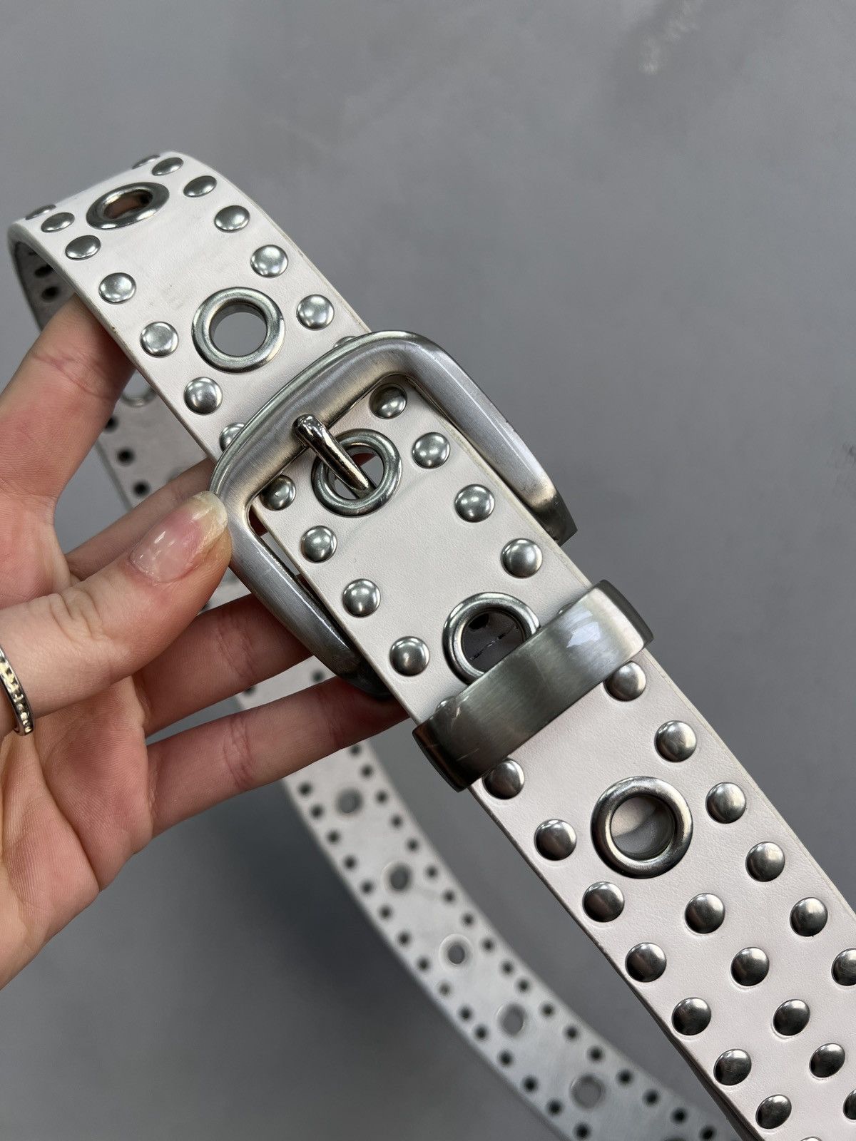 Hysteric Glamour Japan studded leather belt hype y2k hysteric glamour 90s Size ONE SIZE - 4 Thumbnail