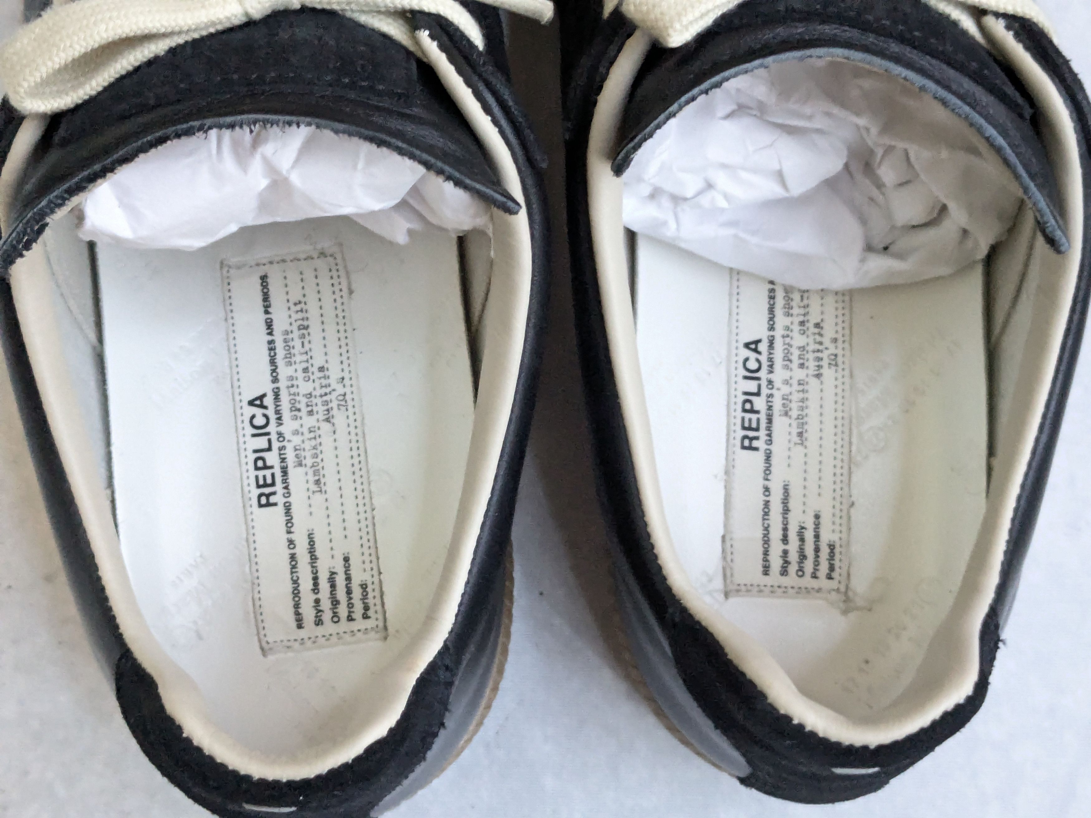 Maison Margiela Maison Margiela Replica GAT Black 9 42 Low Tops Gum Size US 9 / EU 42 - 12 Thumbnail