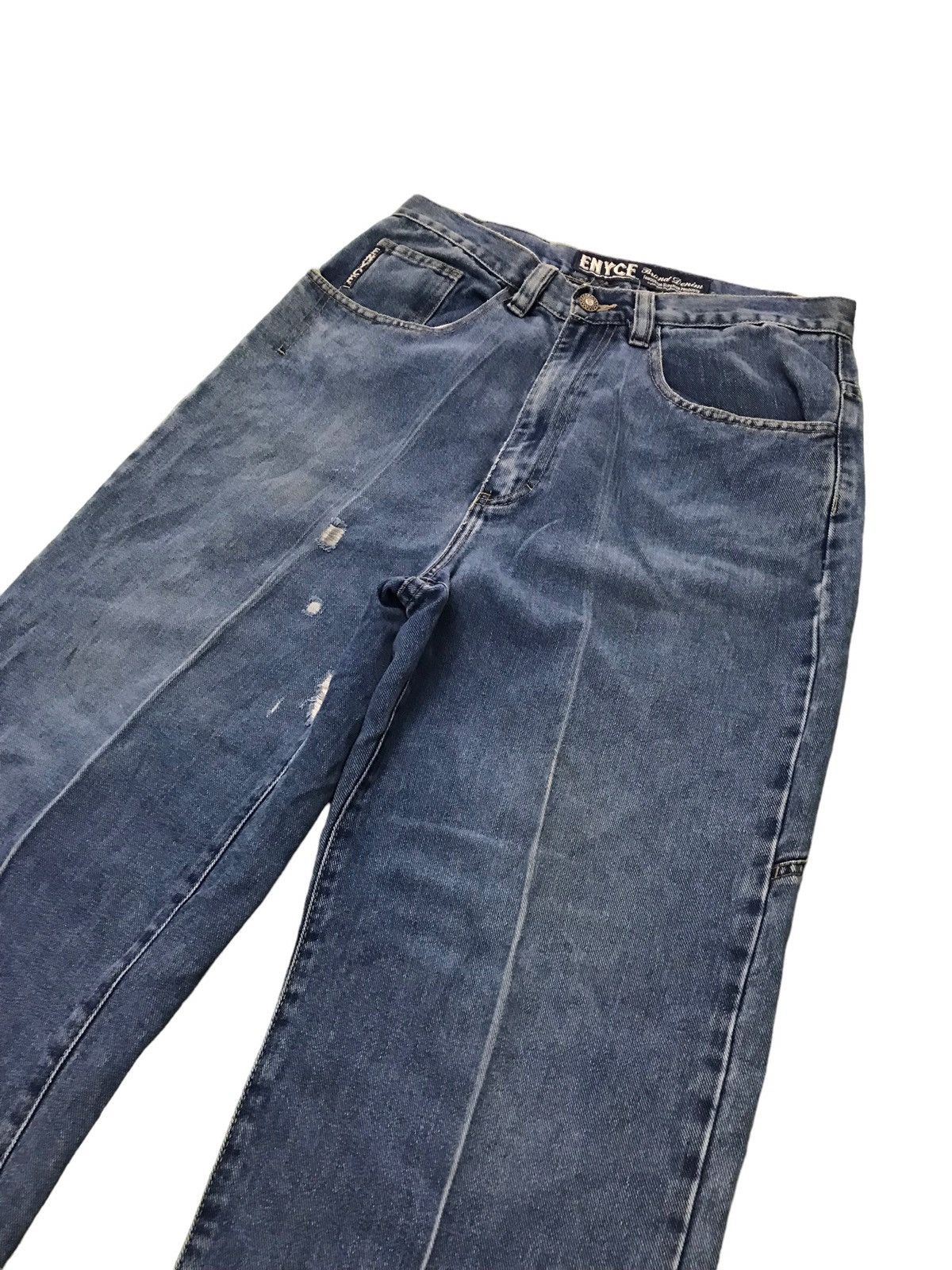 Japanese Brand × Vintage Vintage Enyce Super Baggy Distressed Denim Jeans Size US 30 / EU 46 - 3 Thumbnail