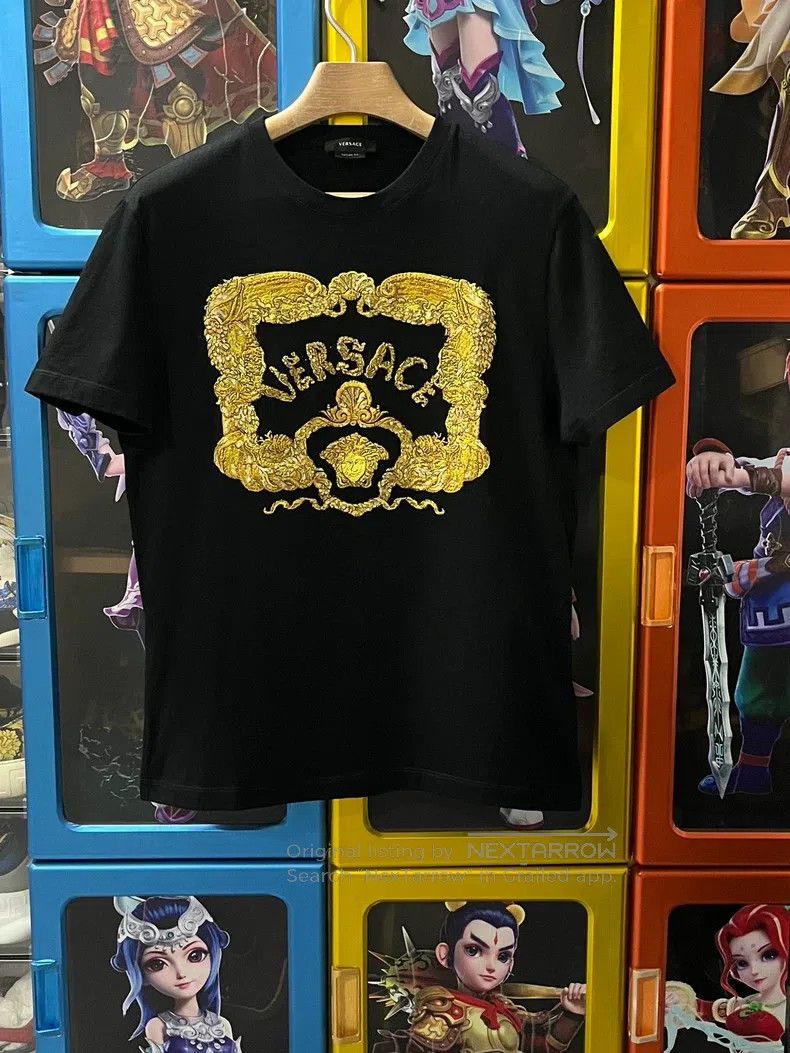 Versace Diamond-embroidered T-shirt