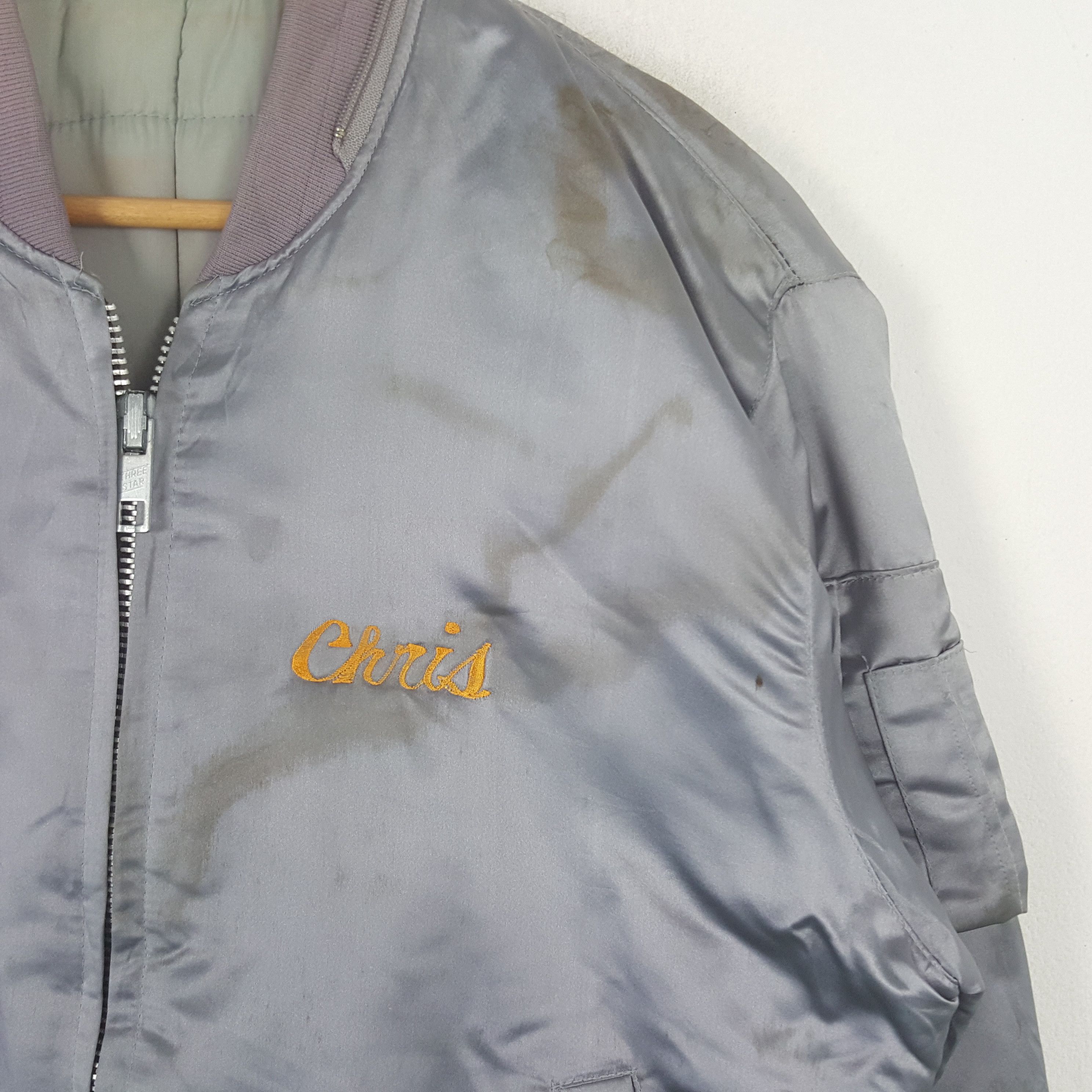Japanese Brand Vintage Team Spirit 89 Embroidery Bomber Sukajan Jacket RR8 Size US L / EU 52-54 / 3 - 4 Thumbnail