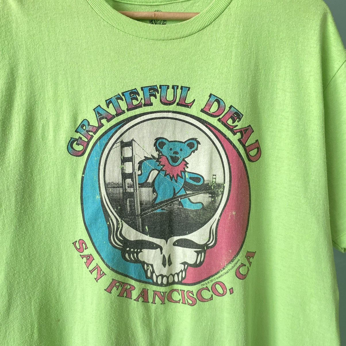 Grateful Dead Grateful Dead San Francisco Rock ERD GRUNGE THRASHED TEE Size US L / EU 52-54 / 3 - 3 Thumbnail
