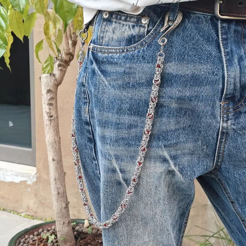 Jewelry Punk Rock Unique Bike Chain Pants Size ONE SIZE - 1 Thumbnail