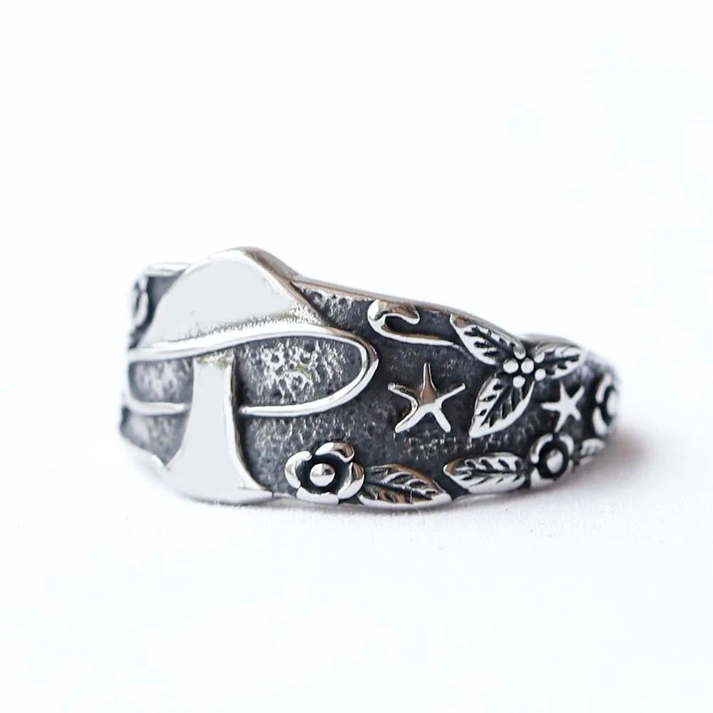 Jewelry Mushroom Ring Streetwear Jewelry Fashion Gift Size ONE SIZE - 6 Thumbnail
