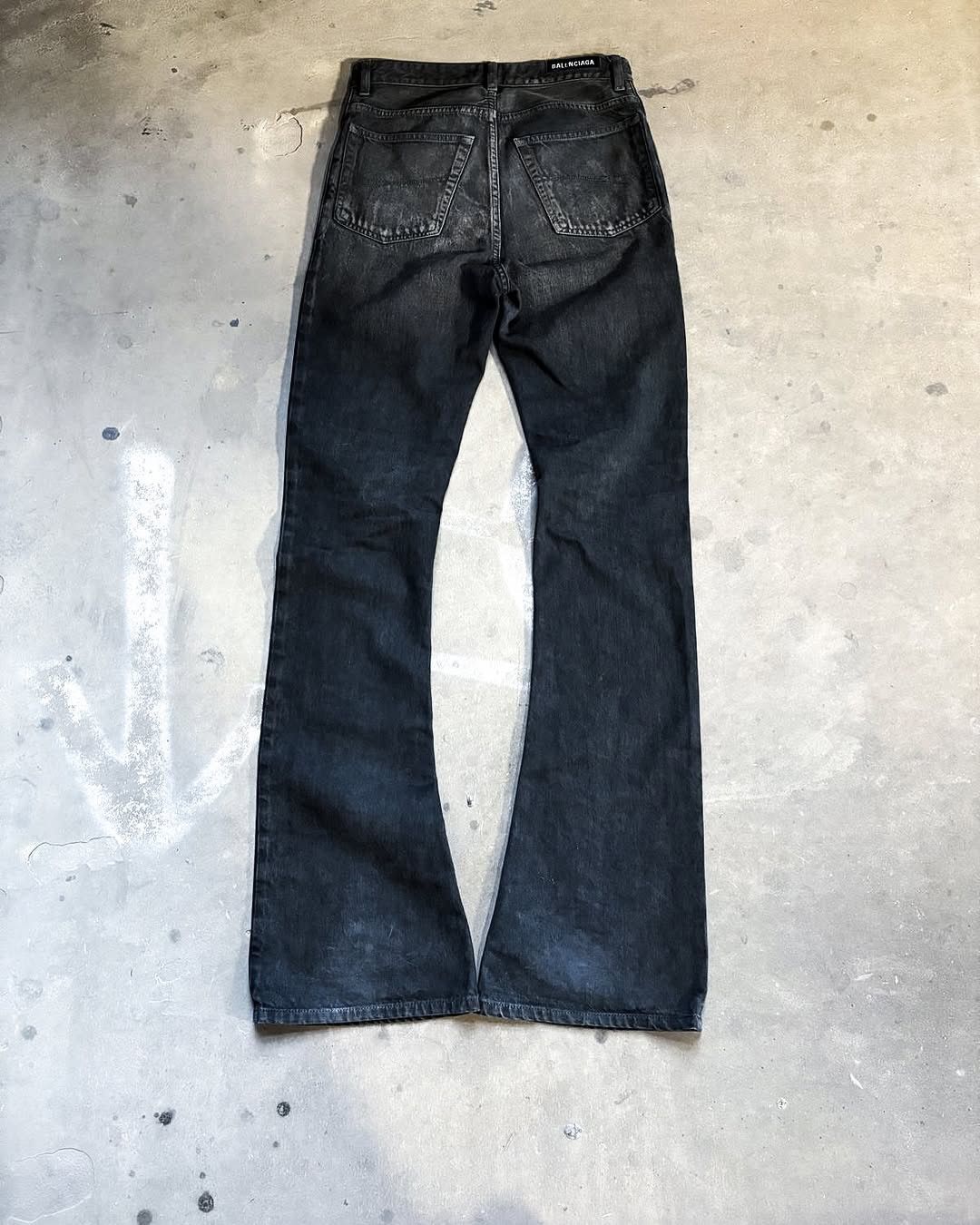 Balenciaga S/S22 GREY/BROWN BOOTCUT DENIM Size US 32 / EU 48 - 5 Thumbnail