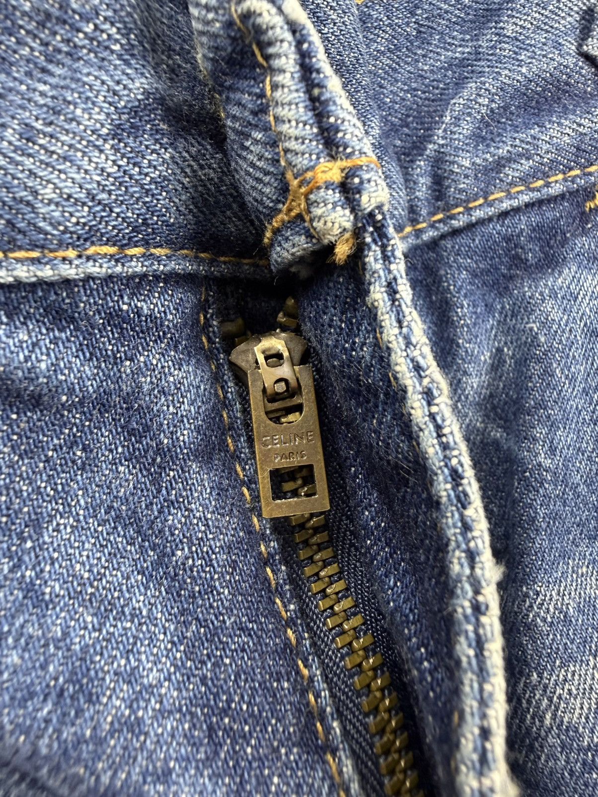 Celine Celine Triomphe Gold Buckle Jeans Size US 32 / EU 48 - 11 Thumbnail