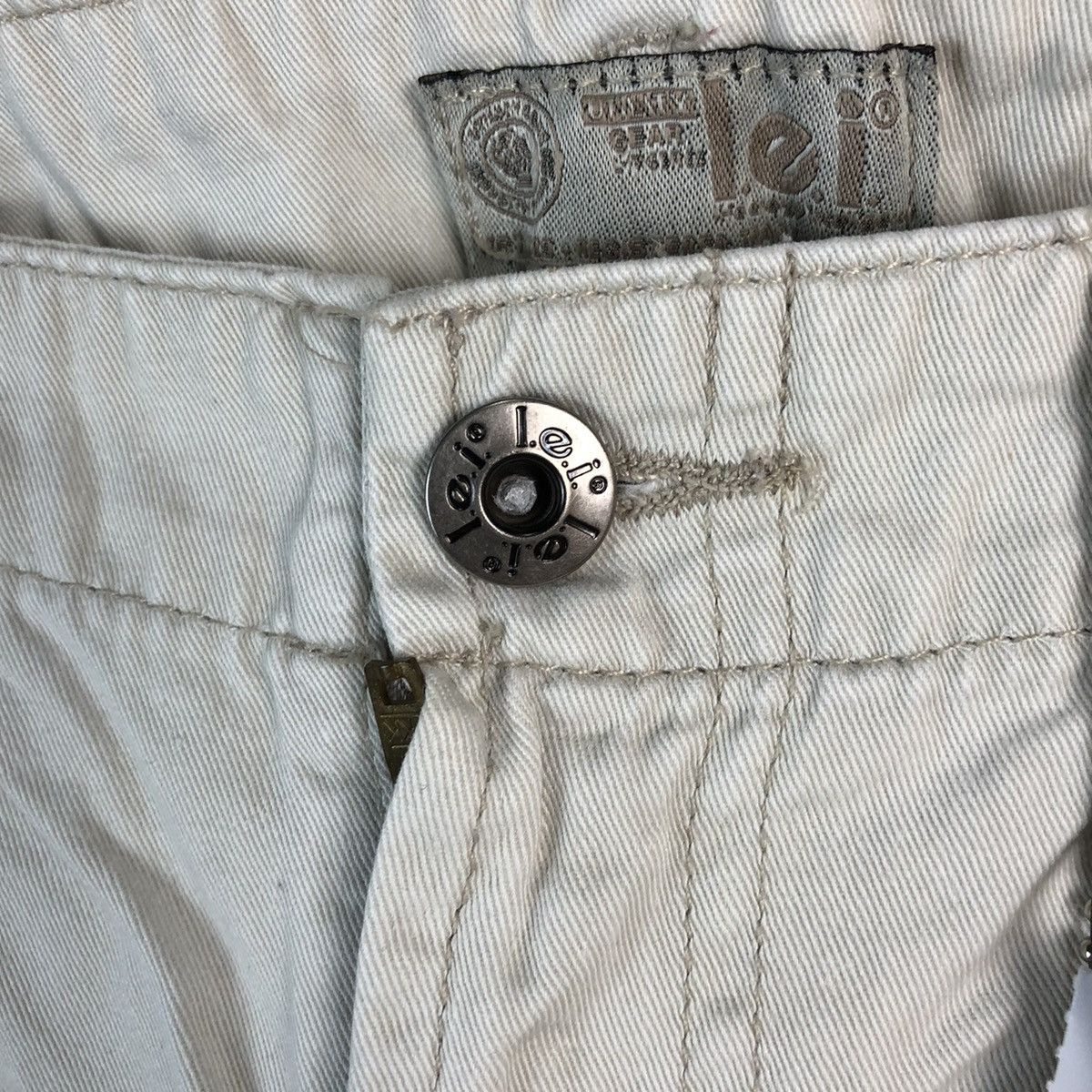 L.E.I. Lei White Cargo utility Multipocket Pants #A2440 Size 30" / US 8 / IT 44 - 14 Thumbnail