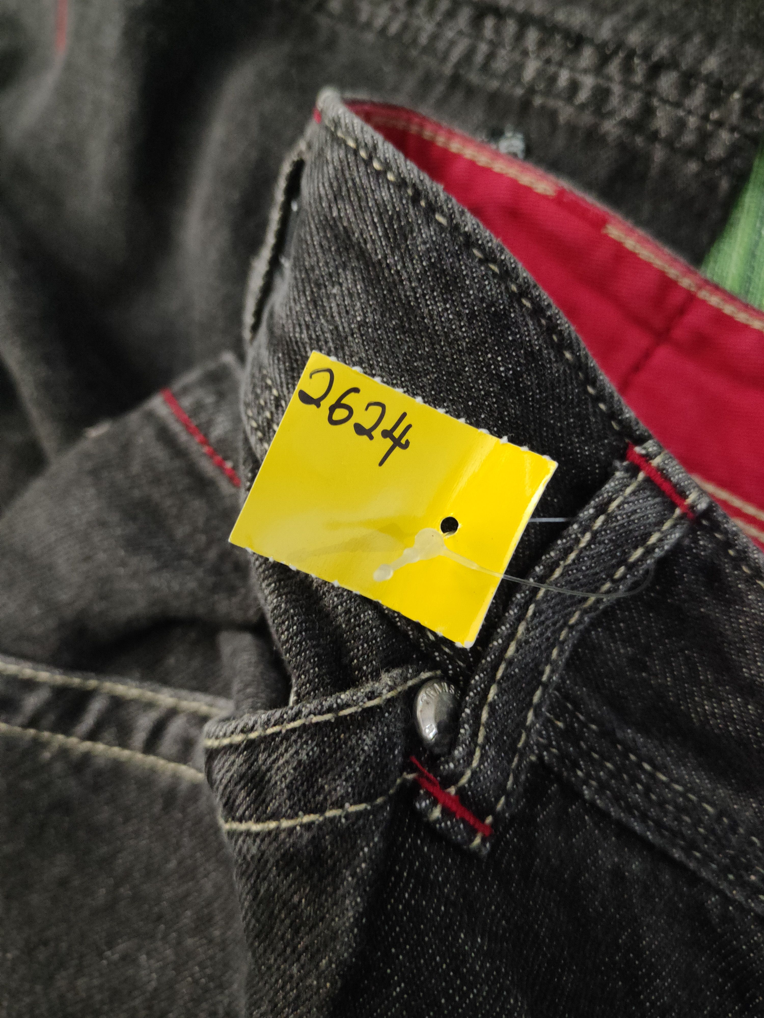 Shorty's Skateboards DL Transer Black Distressed Ripped Jeans #2624 Size US 27 - 22 Thumbnail