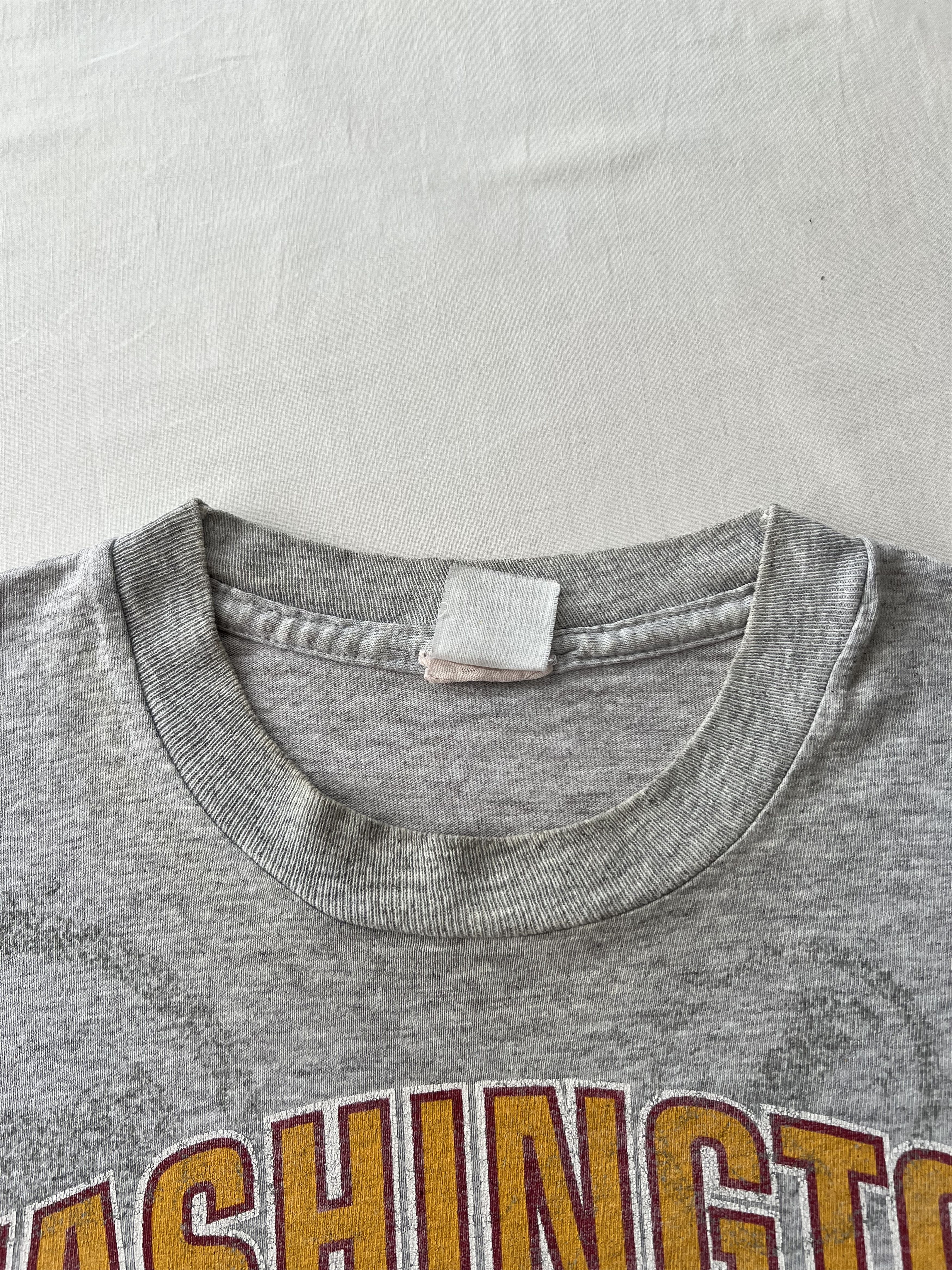 NFL Vintage 1992 Washington Redskins NFL AOP Gray T-shirt Size US L / EU 52-54 / 3 - 11 Thumbnail