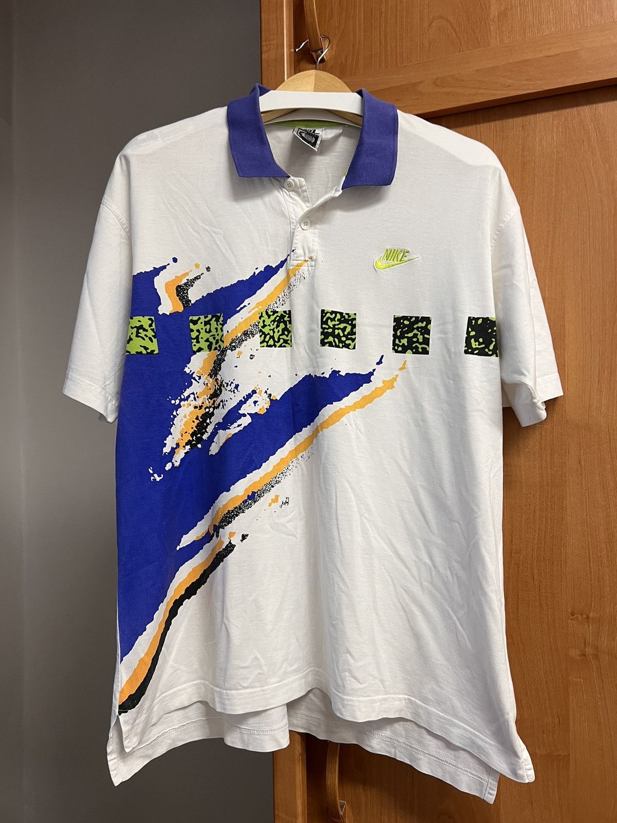 Nike × Vintage Nike challenge court vintage very rare drip drill y2k polo Size US XL / EU 56 / 4 - 1 Thumbnail