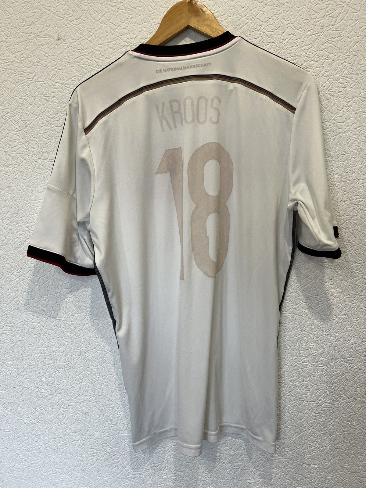 Adidas KROOS Adidas Germany 2014 Home Kit Soccer Jersey Size US L / EU 52-54 / 3 - 5 Thumbnail