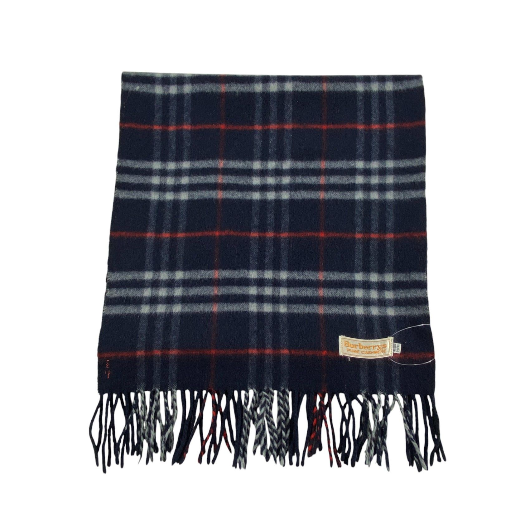Burberry × Vintage Burberry Scarf / Muffler / Neckwear - WW1644 Size ONE SIZE - 2 Thumbnail