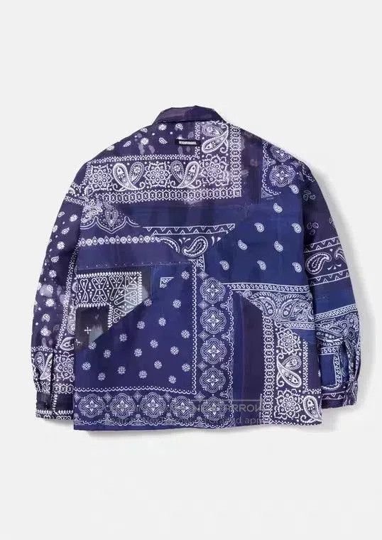Neighborhood stylish blue patterned long sleeve jacket. Size US M / EU 48-50 / 2 - 3 Thumbnail