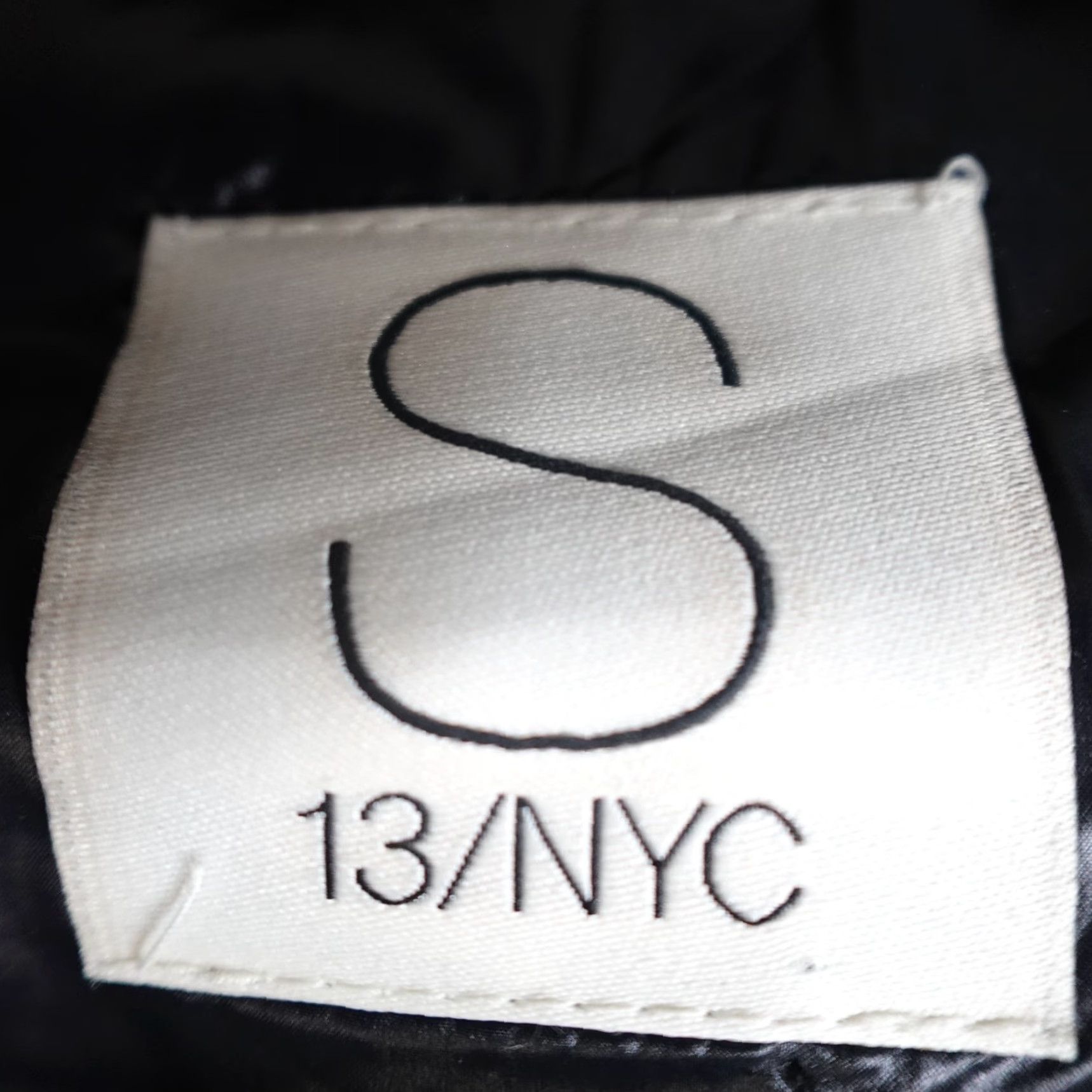 Vintage S13 NYC Womens Jacket XL Black Zip Down Puffer Down Filled Mid-Length Long Sleeve Zip Size XL / US 12-14 / IT 48-50 - 2 Thumbnail