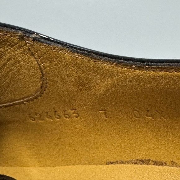 Gucci Gucci Worsh GG Patent leather Lace-Up Shoes Black Men’s Size Size US 8 / EU 41 - 5 Thumbnail
